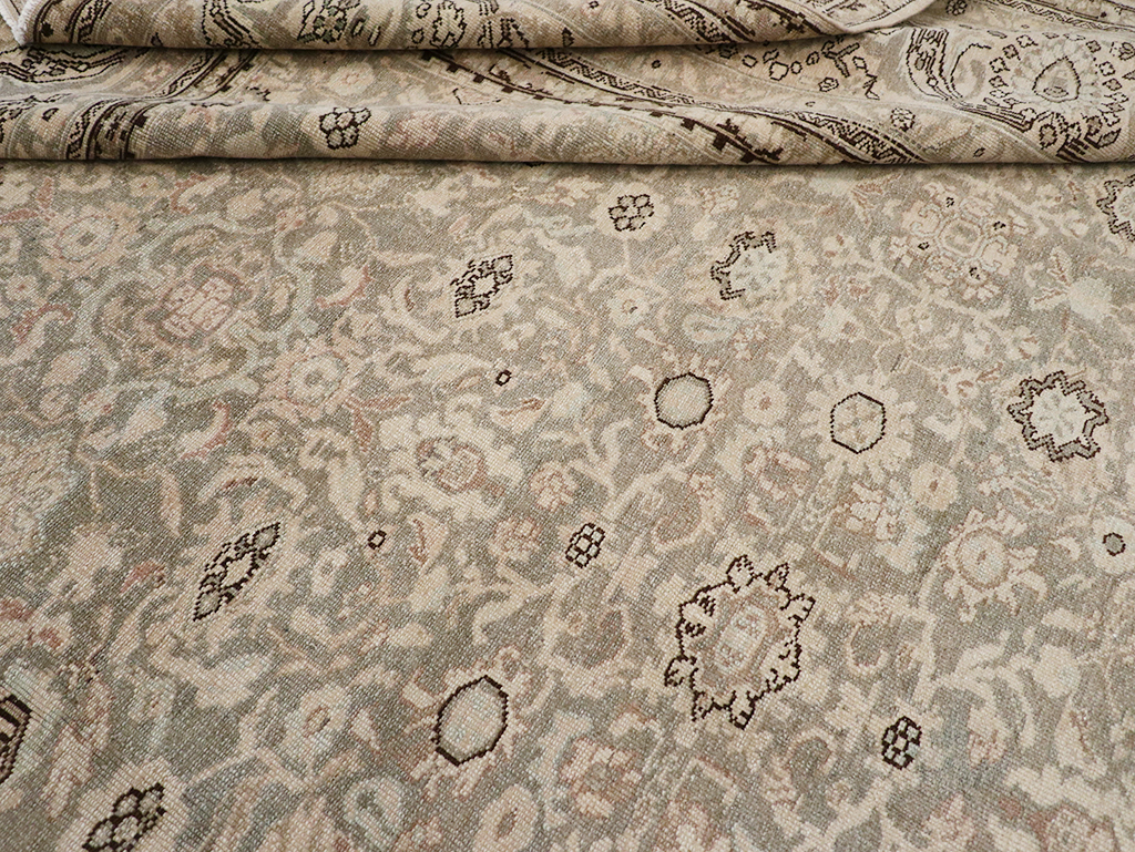 Vintage Persian Malayer Room Size Carpet, No.24871 - Gsblank