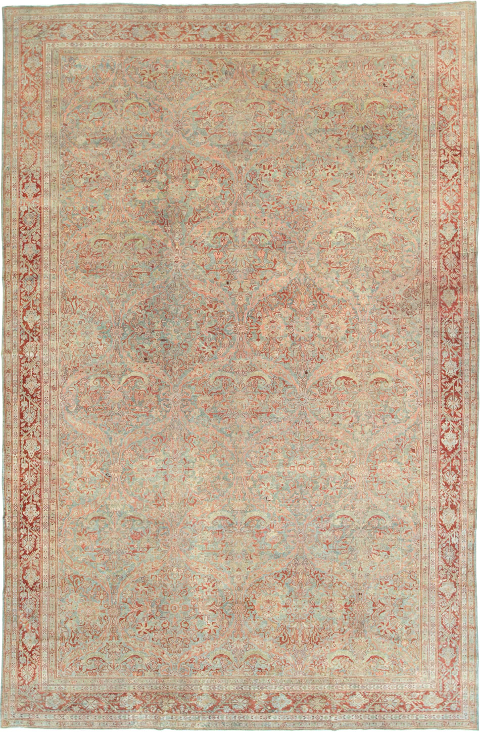 Antique Persian Mahal Large Carpet, No.24875 - Gsblank