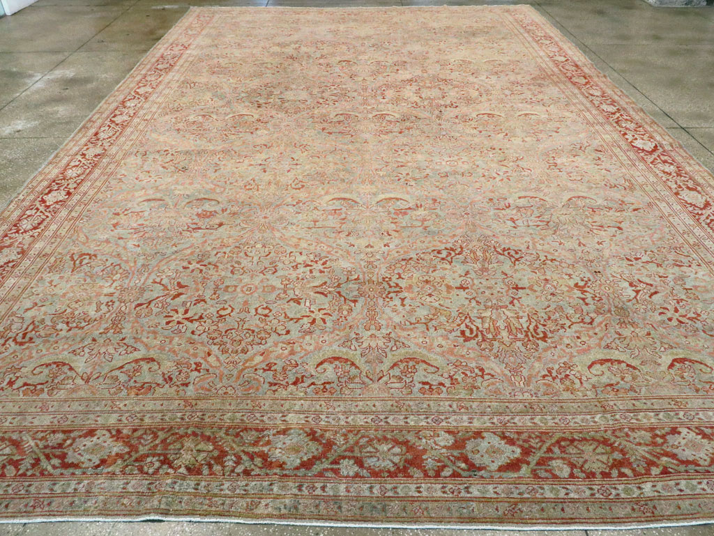 Antique Persian Mahal Large Carpet, No.24875 - Gsblank