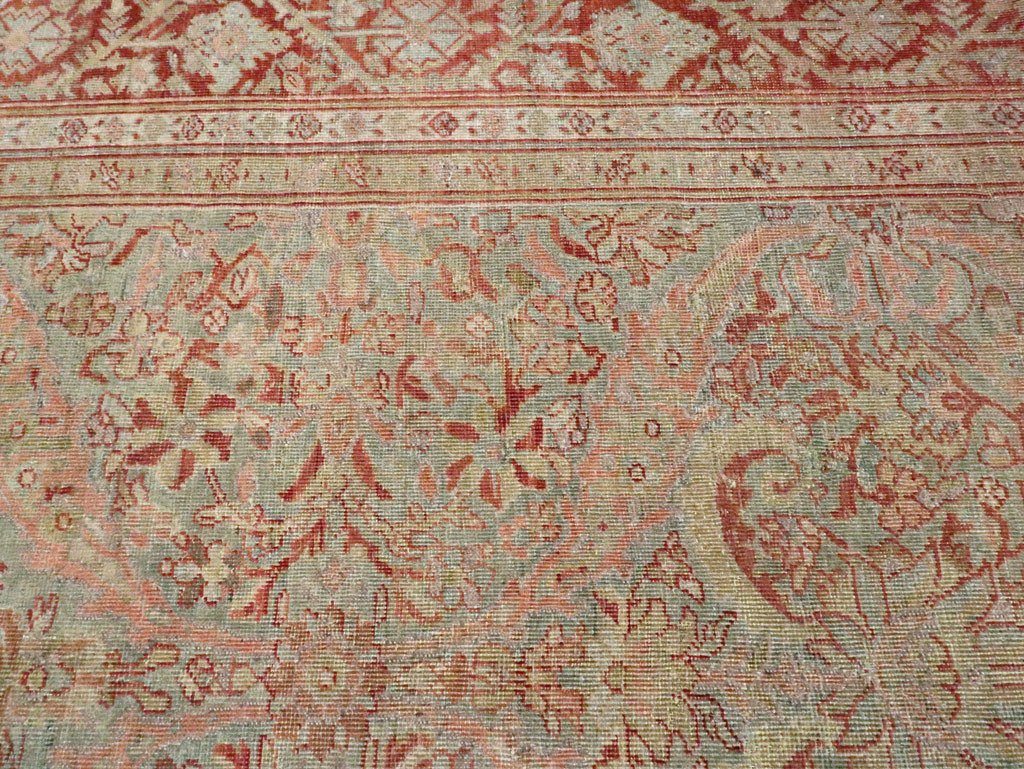 Antique Persian Mahal Large Carpet, No.24875 - Gsblank