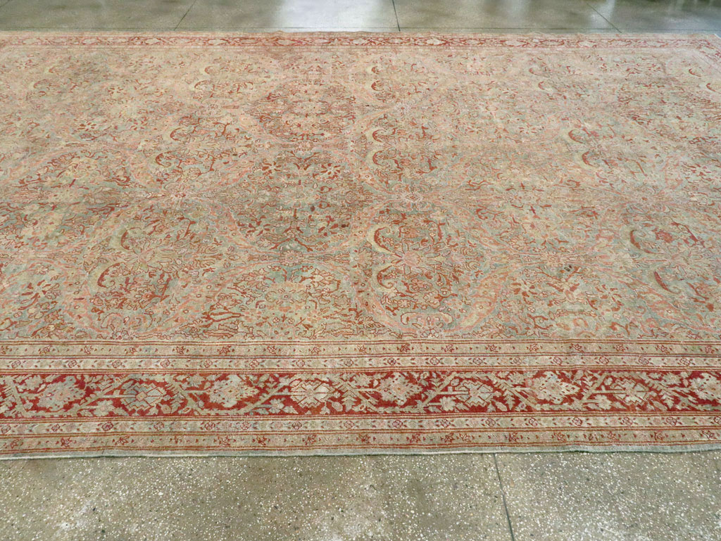 Antique Persian Mahal Large Carpet, No.24875 - Gsblank