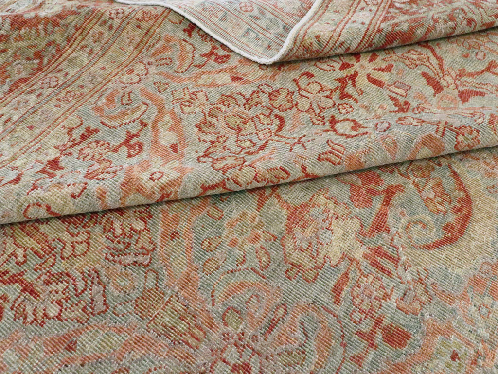 Antique Persian Mahal Large Carpet, No.24875 - Gsblank