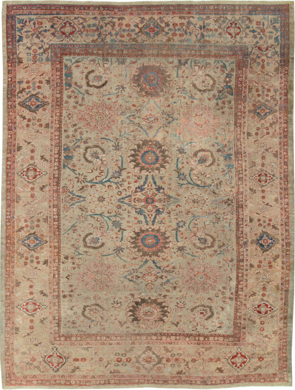 Antique Persian Sultanabad Carpet, No.24878 - Gsblank