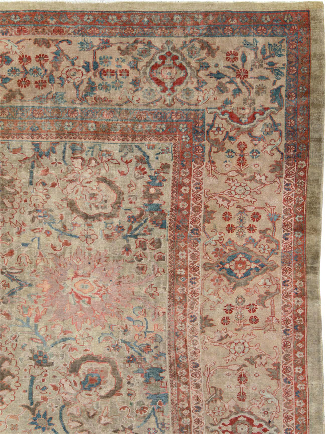 Antique Persian Sultanabad Carpet, No.24878 - Gsblank