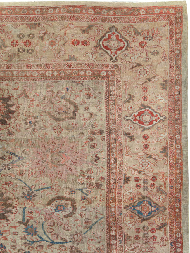 Antique Persian Sultanabad Carpet, No.24878 - Gsblank