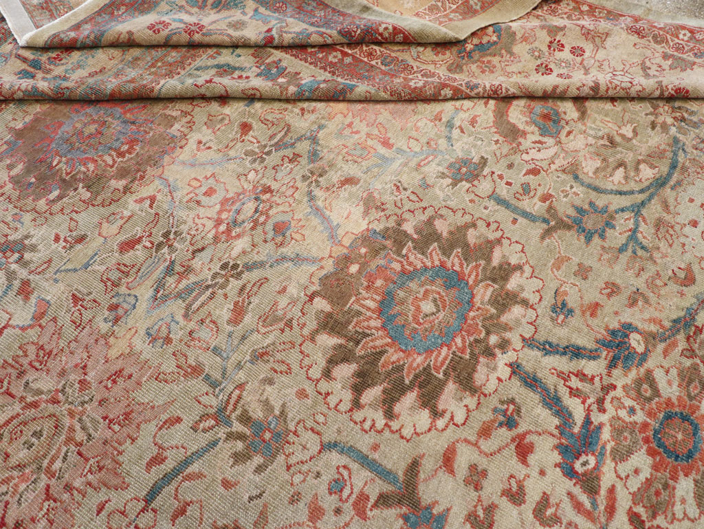 Antique Persian Sultanabad Carpet, No.24878 - Gsblank