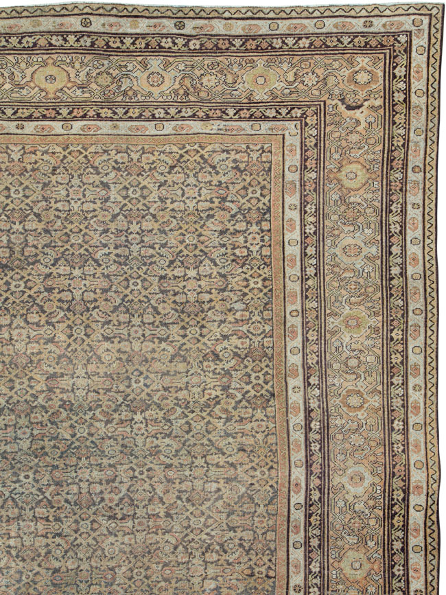 Antique Persian Mahal Carpet, No.24881 - Gsblank