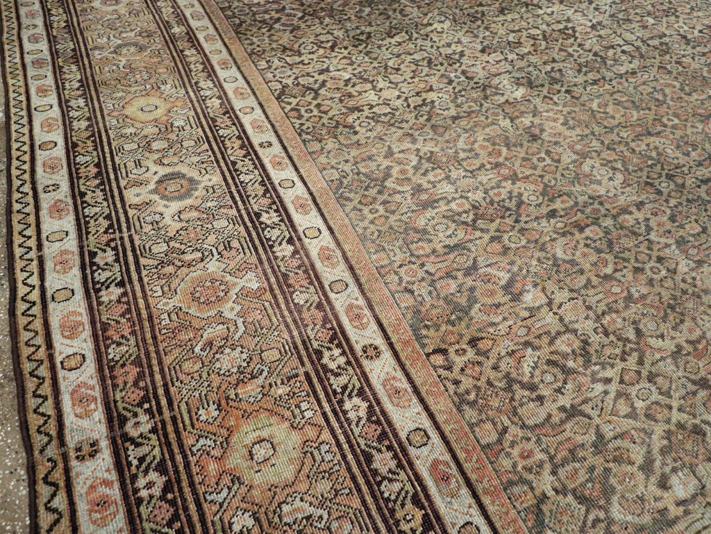Antique Persian Mahal Carpet, No.24881 - Gsblank