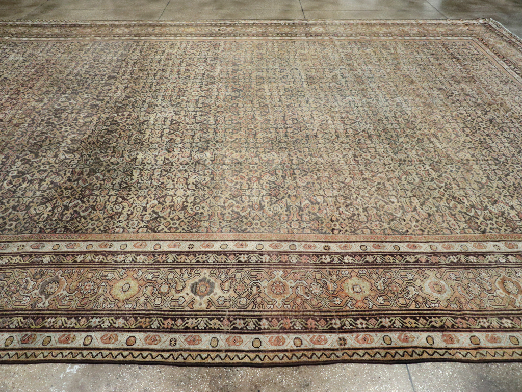 Antique Persian Mahal Carpet, No.24881 - Gsblank