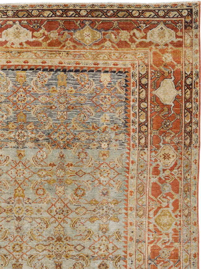 Antique Persian Malayer Carpet, No.24890 - Gsblank