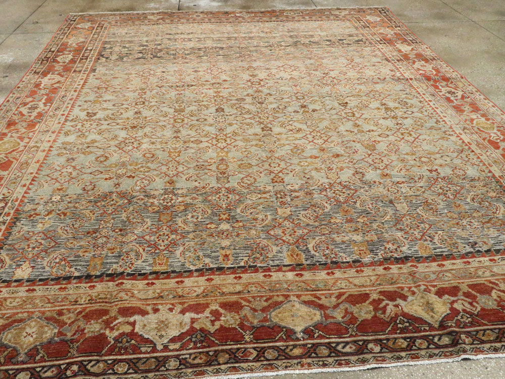 Antique Persian Malayer Carpet, No.24890 - Gsblank