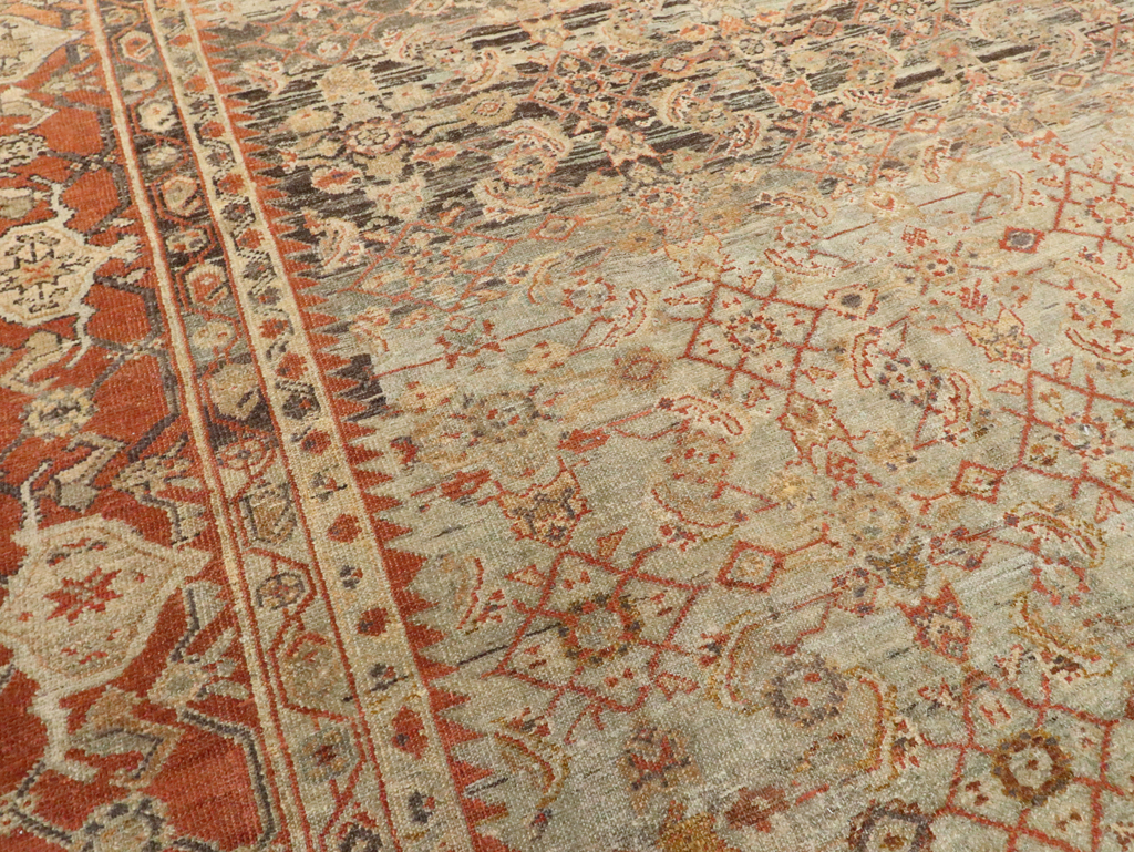 Antique Persian Malayer Carpet, No.24890 - Gsblank