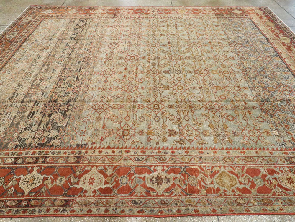 Antique Persian Malayer Carpet, No.24890 - Gsblank