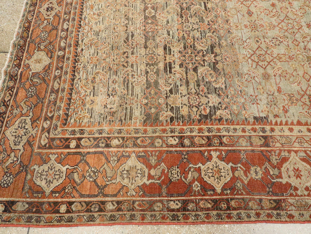 Antique Persian Malayer Carpet, No.24890 - Gsblank