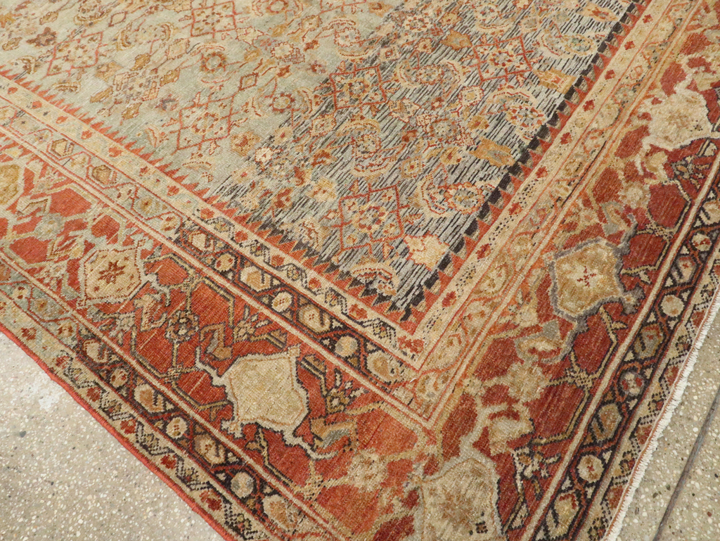 Antique Persian Malayer Carpet, No.24890 - Gsblank