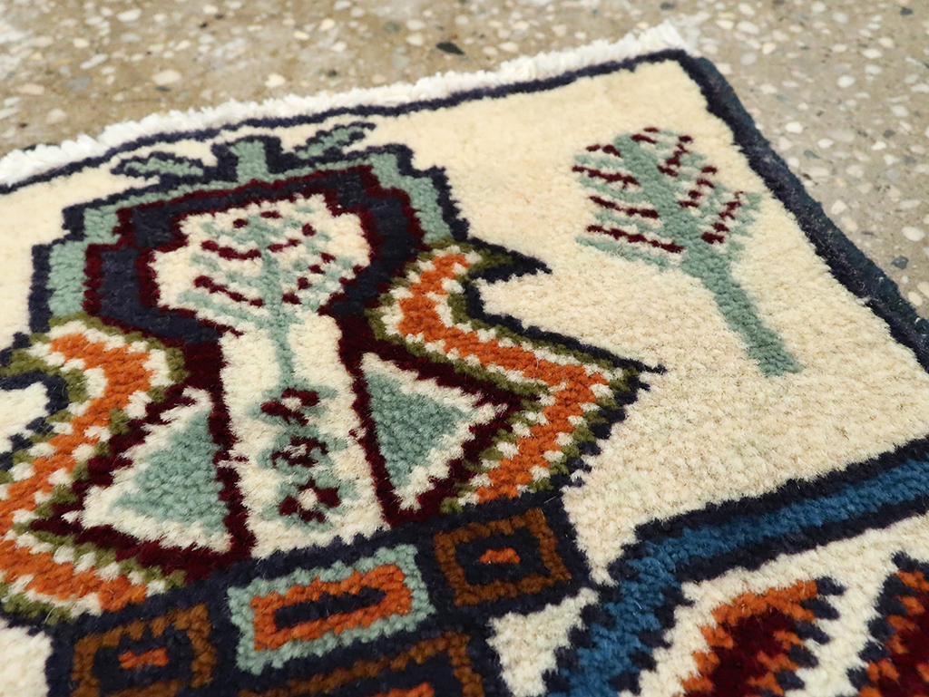 Vintage Persian Baluch Pictorial Rug (Pair: 1 of 2), No.24895 - Gsblank