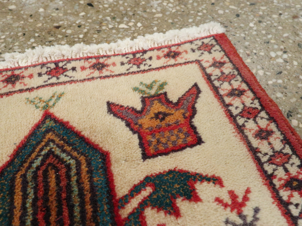 Vintage Persian Pictorial Baluch Rug (Pair: 1 of 2), No.24899 - Gsblank