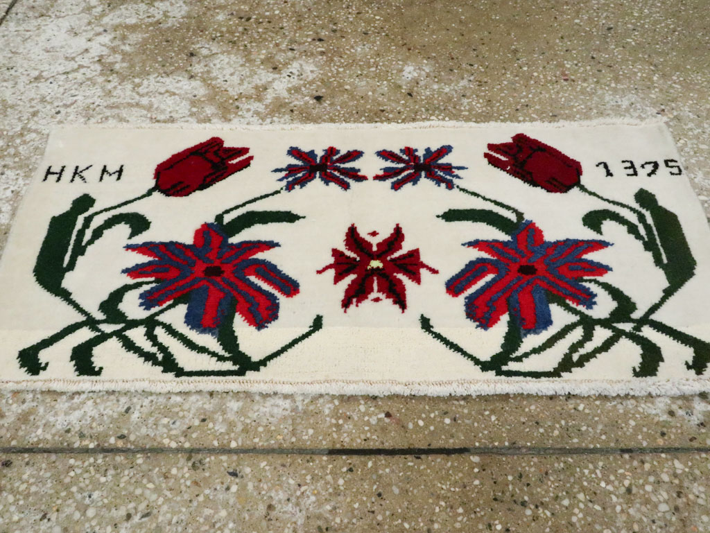 Vintage Persian Baluch Pictorial Rug, No.24900 - Gsblank