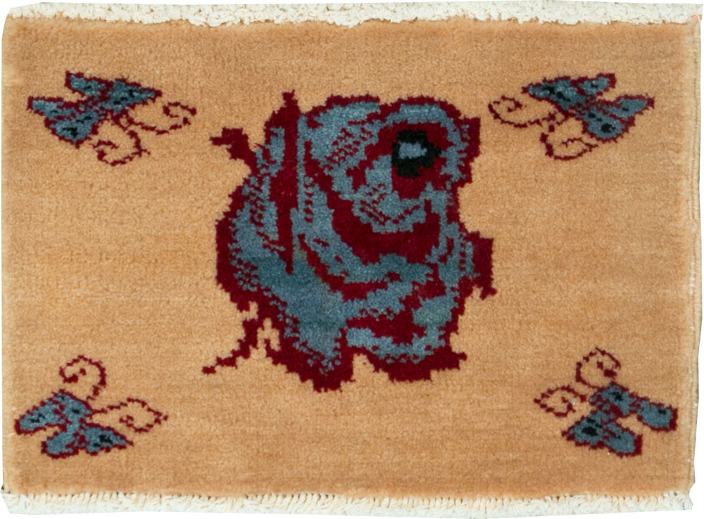 Vintage Persian Pictorial Baluch Rug (Pair: 1 of 2), No.24907 - Gsblank