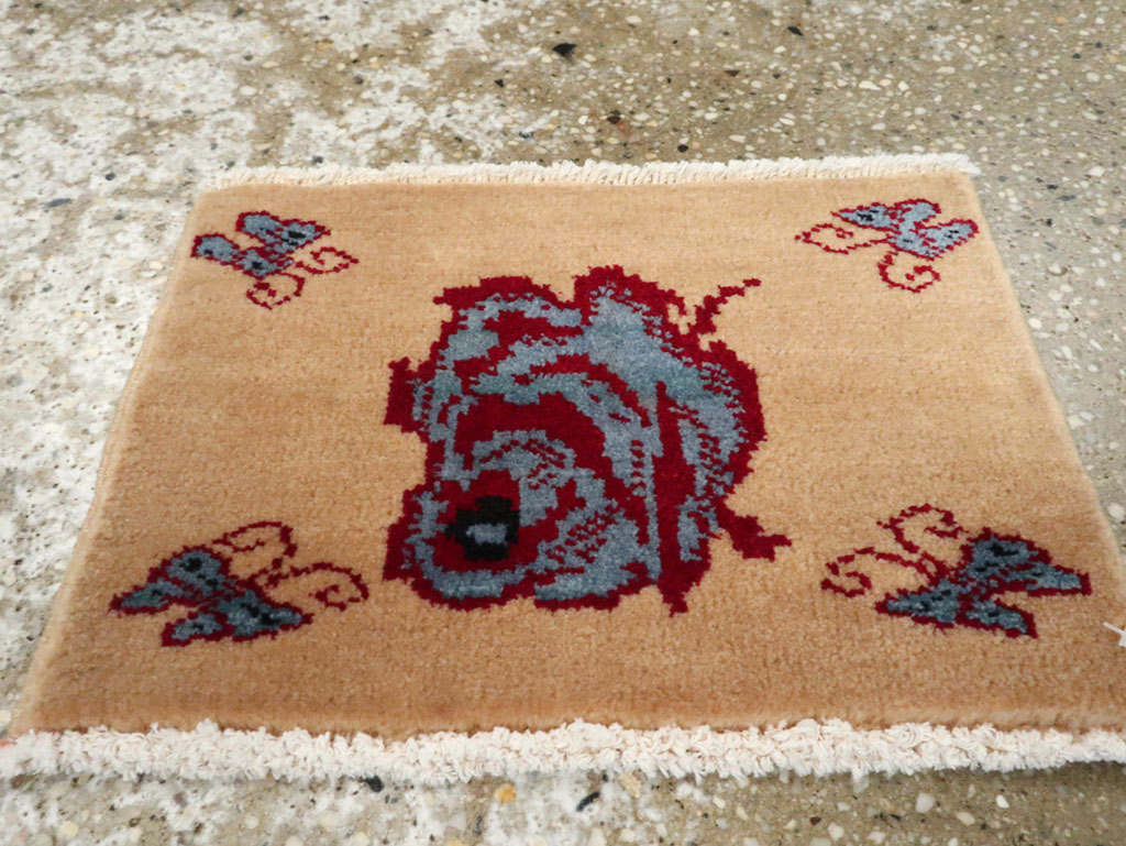 Vintage Persian Pictorial Baluch Rug (Pair: 1 of 2), No.24907 - Gsblank