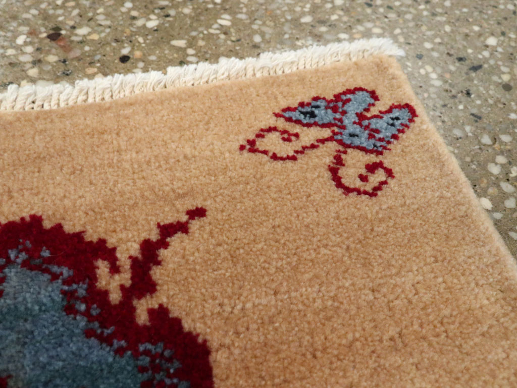 Vintage Persian Pictorial Baluch Rug (Pair: 1 of 2), No.24907 - Gsblank