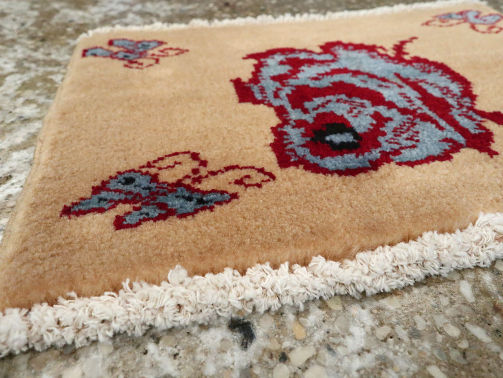 Vintage Persian Pictorial Baluch Rug (Pair: 1 of 2), No.24907 - Gsblank