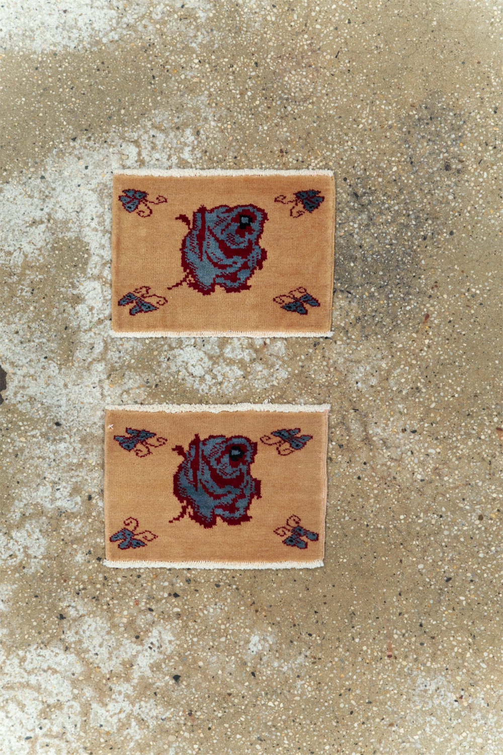 Vintage Persian Pictorial Baluch Rug (Pair: 1 of 2), No.24907 - Gsblank
