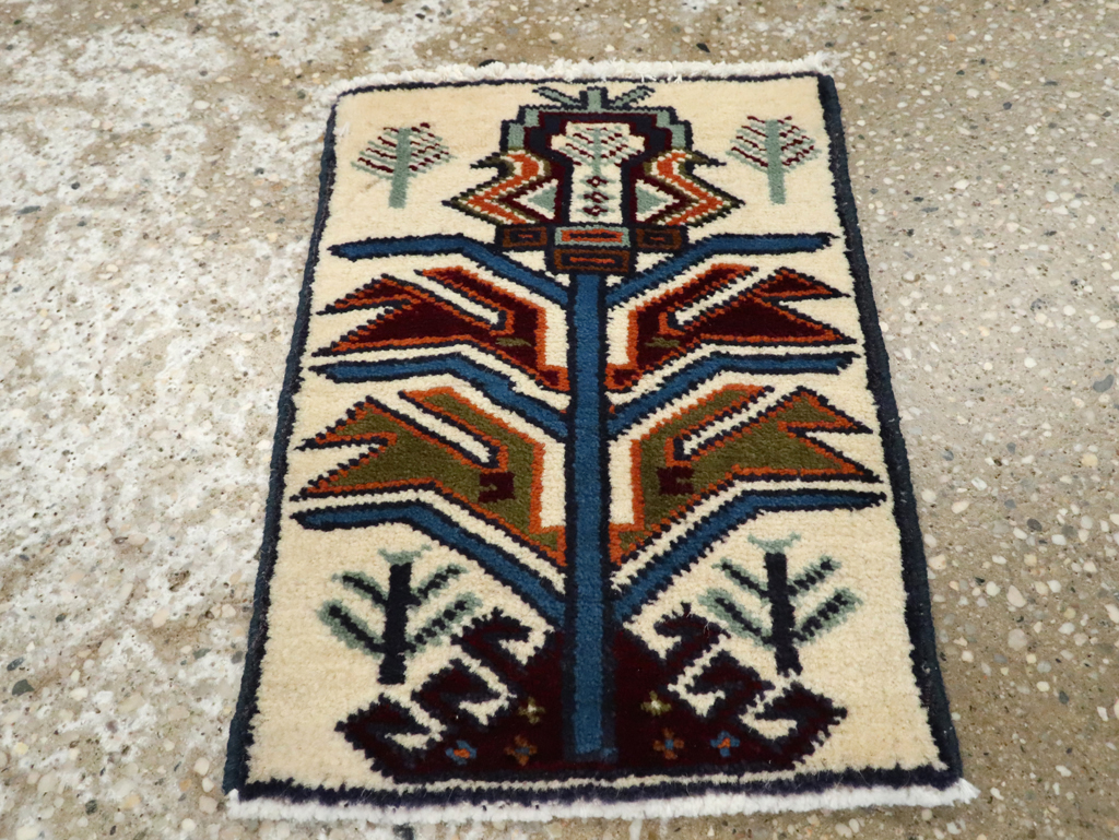 Vintage Persian Baluch Pictorial Rug (Pair: 2 of 2), No.24913 - Gsblank