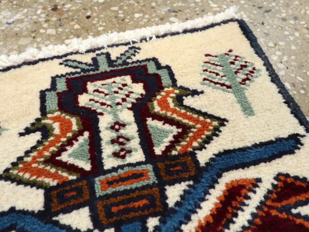 Vintage Persian Baluch Pictorial Rug (Pair: 2 of 2), No.24913 - Gsblank