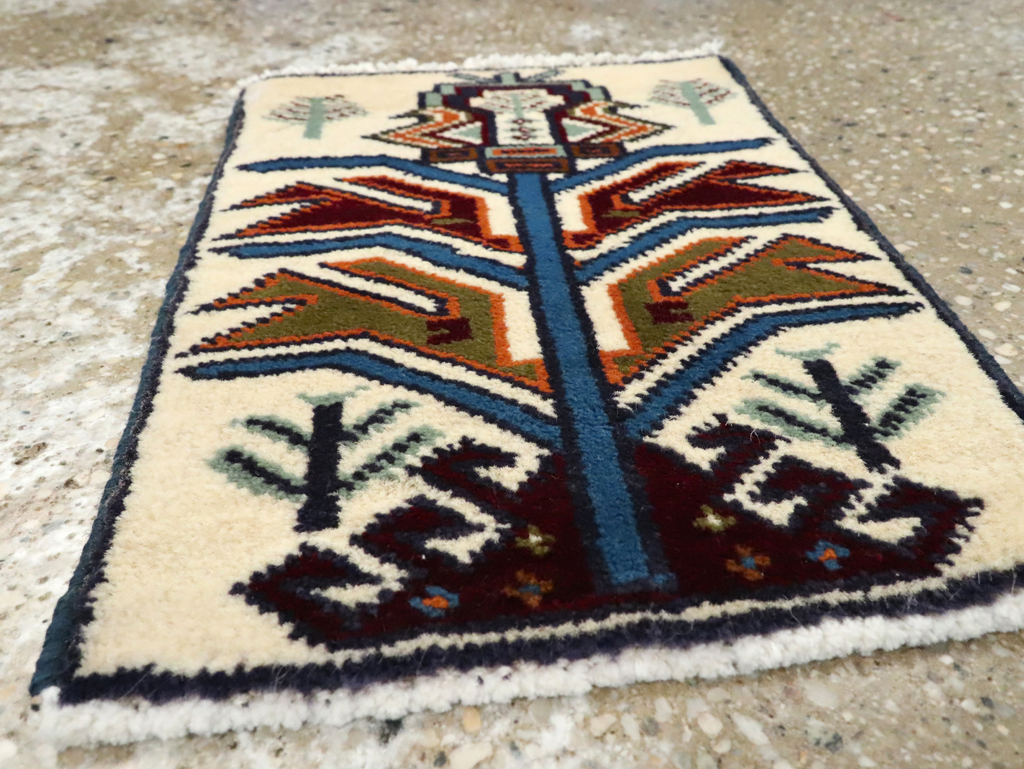 Vintage Persian Baluch Pictorial Rug (Pair: 2 of 2), No.24913 - Gsblank