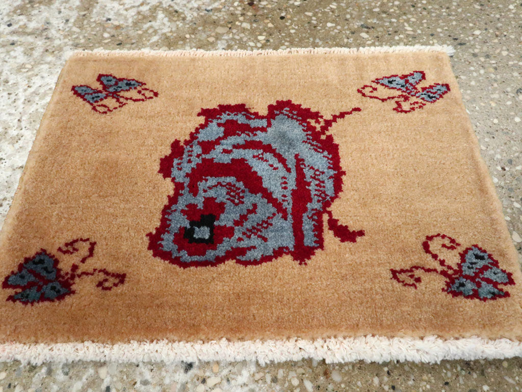 Vintage Persian Pictorial Baluch Rug (Pair: 2 of 2), No.24915 - Gsblank