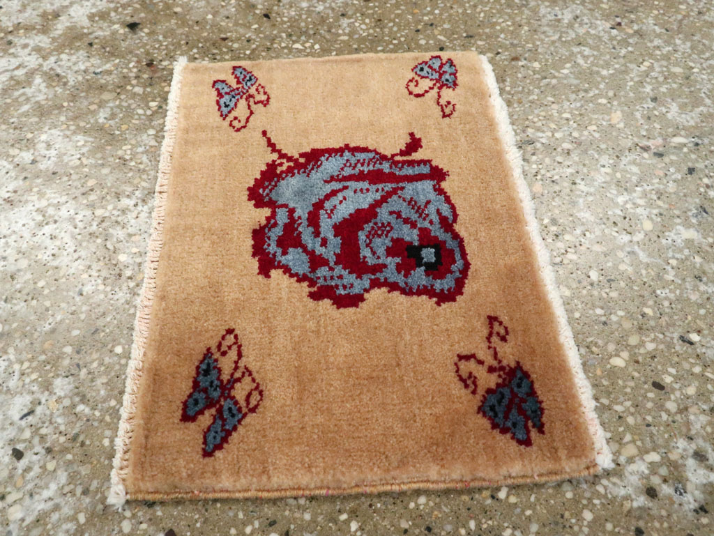 Vintage Persian Pictorial Baluch Rug (Pair: 2 of 2), No.24915 - Gsblank