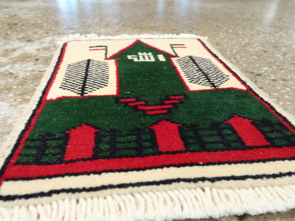 Vintage Persian Baluch Pictorial Rug, No.24922 - Gsblank