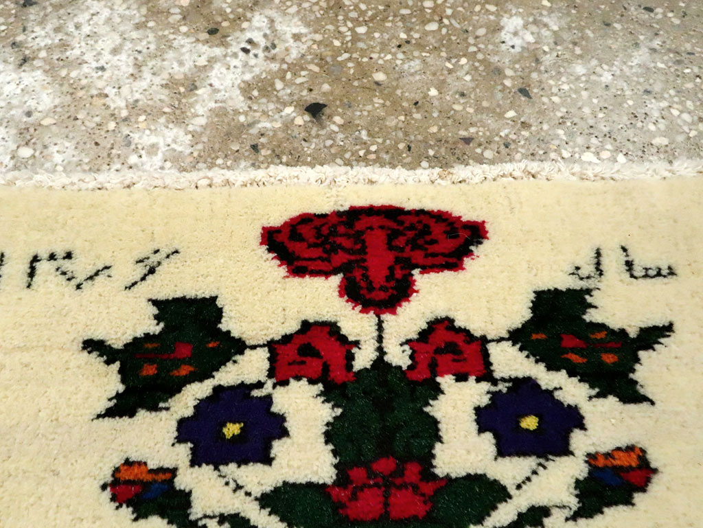 Vintage Persian Baluch Pictorial Rug, No.24931 - Gsblank