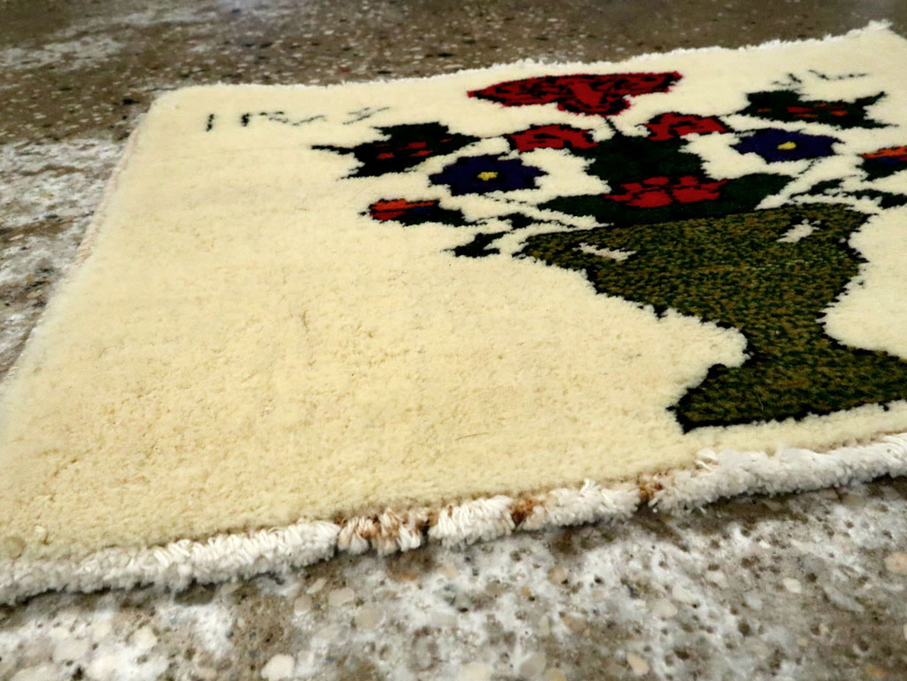 Vintage Persian Baluch Pictorial Rug, No.24931 - Gsblank