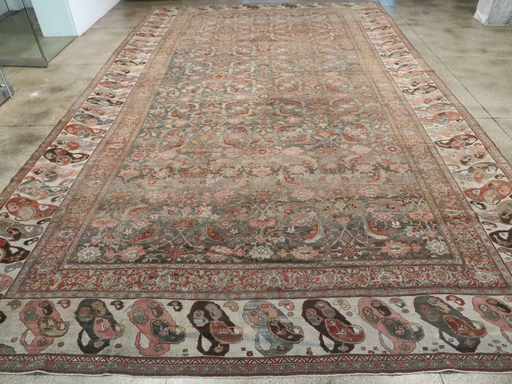Antique Persian Bidjar Oversize Carpet, No.24945 - Gsblank