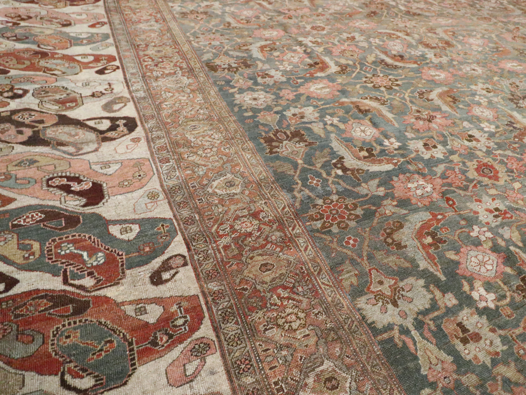Antique Persian Bidjar Oversize Carpet, No.24945 - Gsblank