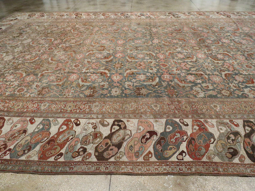 Antique Persian Bidjar Oversize Carpet, No.24945 - Gsblank