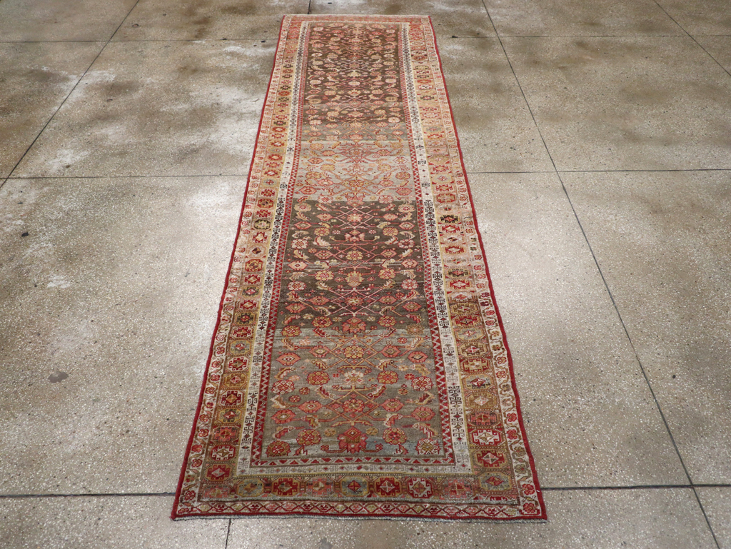 Antique Persian Bidjar Runner, No.24957 - Gsblank
