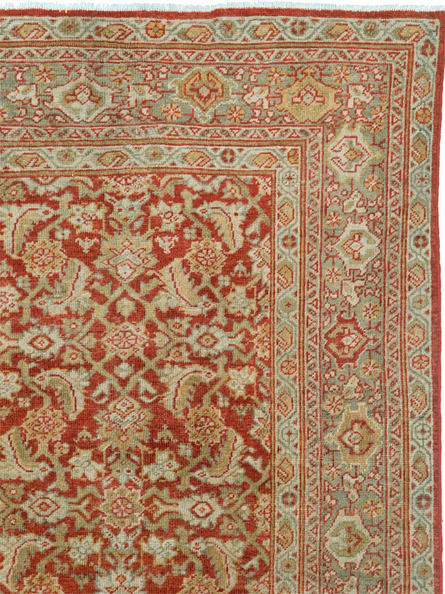 Antique Persian Mahal Carpet, No.24961 - Gsblank