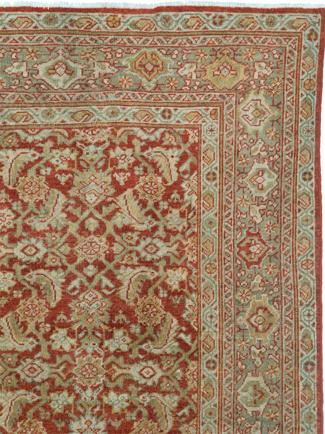 Antique Persian Mahal Carpet, No.24961 - Gsblank