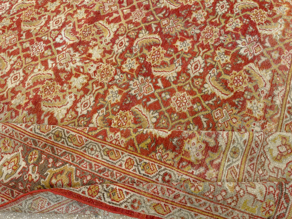 Antique Persian Mahal Carpet, No.24961 - Gsblank
