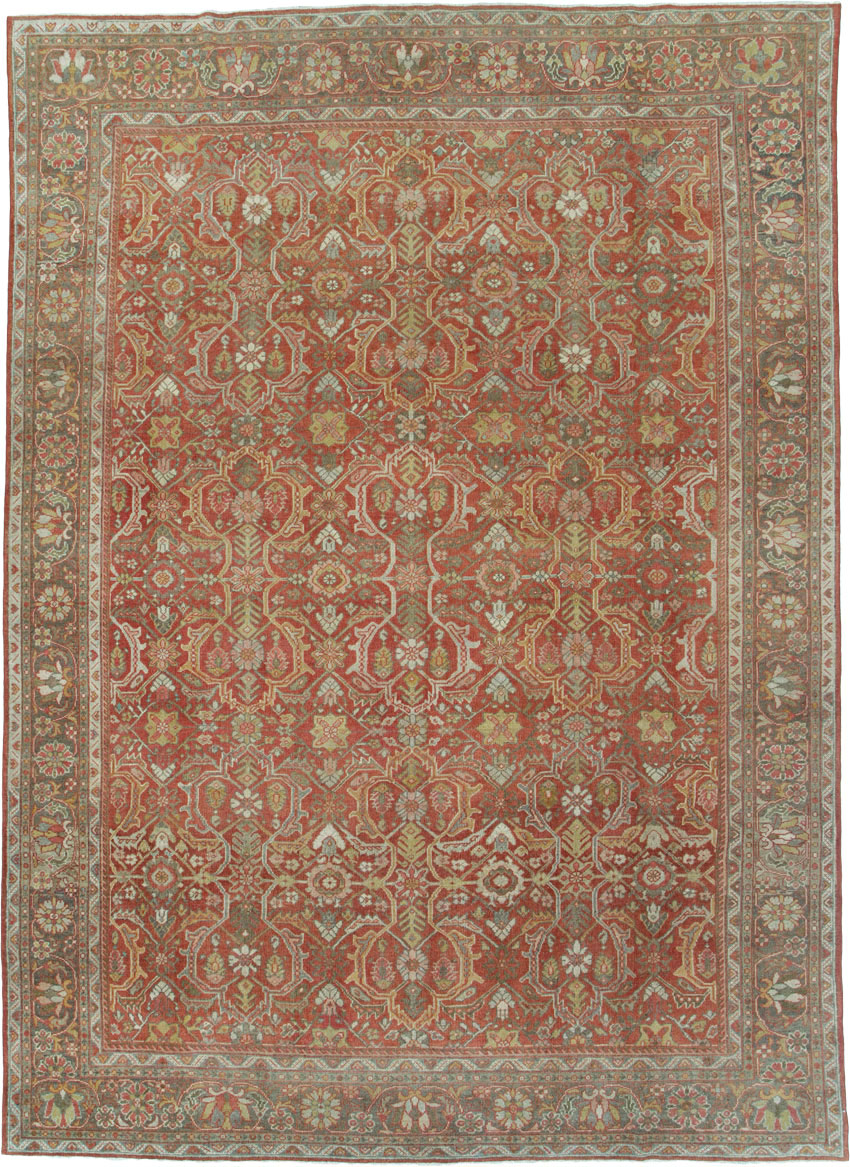 Antique Persian Mahal Carpet, No.24962 - Gsblank