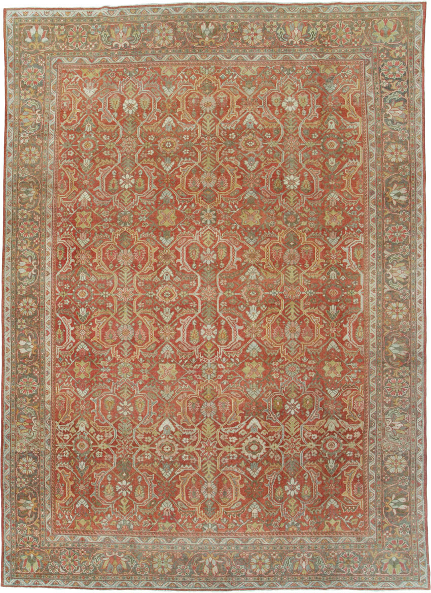 Antique Persian Mahal Carpet, No.24962 - Gsblank