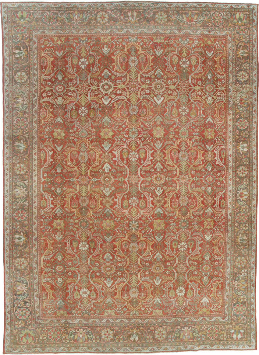 Antique Persian Mahal Carpet, No.24962 - Gsblank