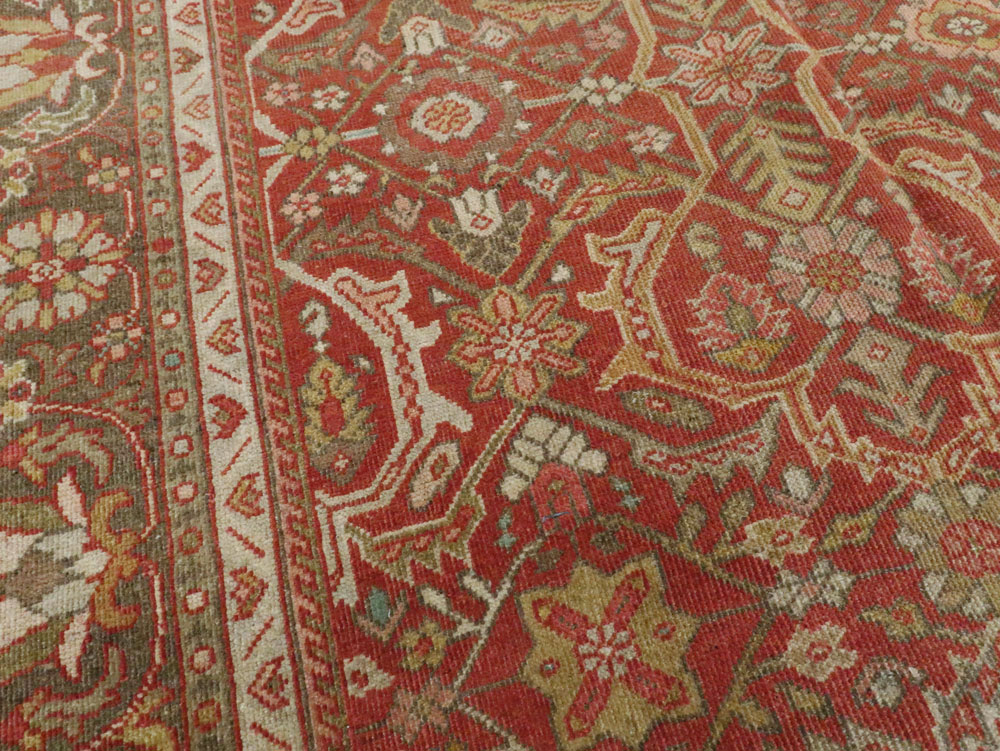 Antique Persian Mahal Carpet, No.24962 - Gsblank