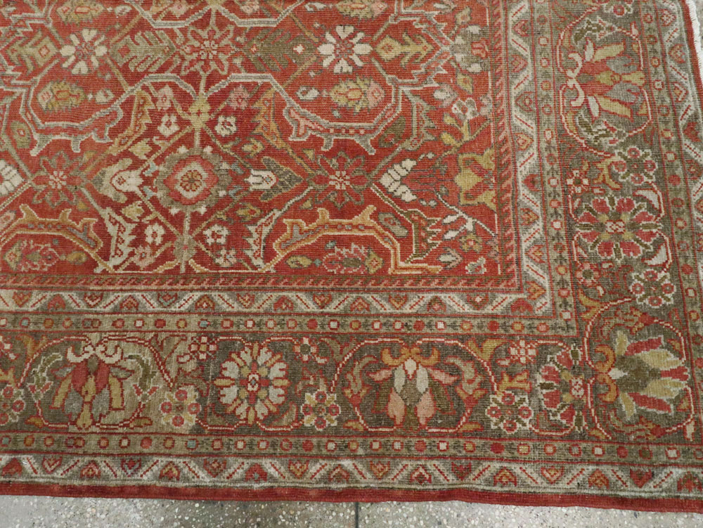 Antique Persian Mahal Carpet, No.24962 - Gsblank