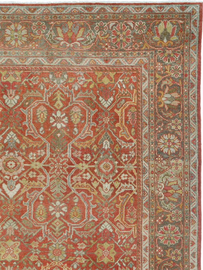 Antique Persian Mahal Carpet, No.24962 - Gsblank