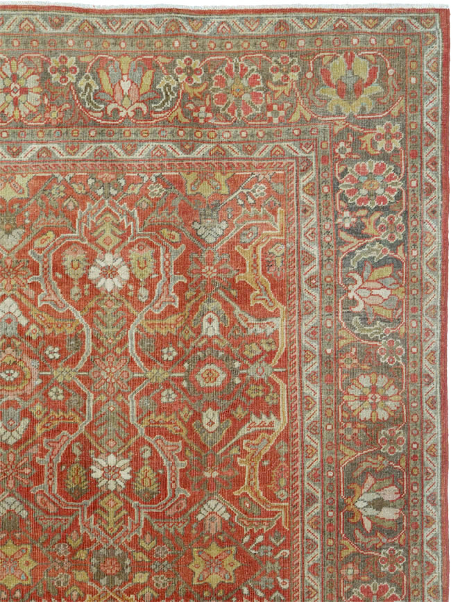 Antique Persian Mahal Carpet, No.24962 - Gsblank
