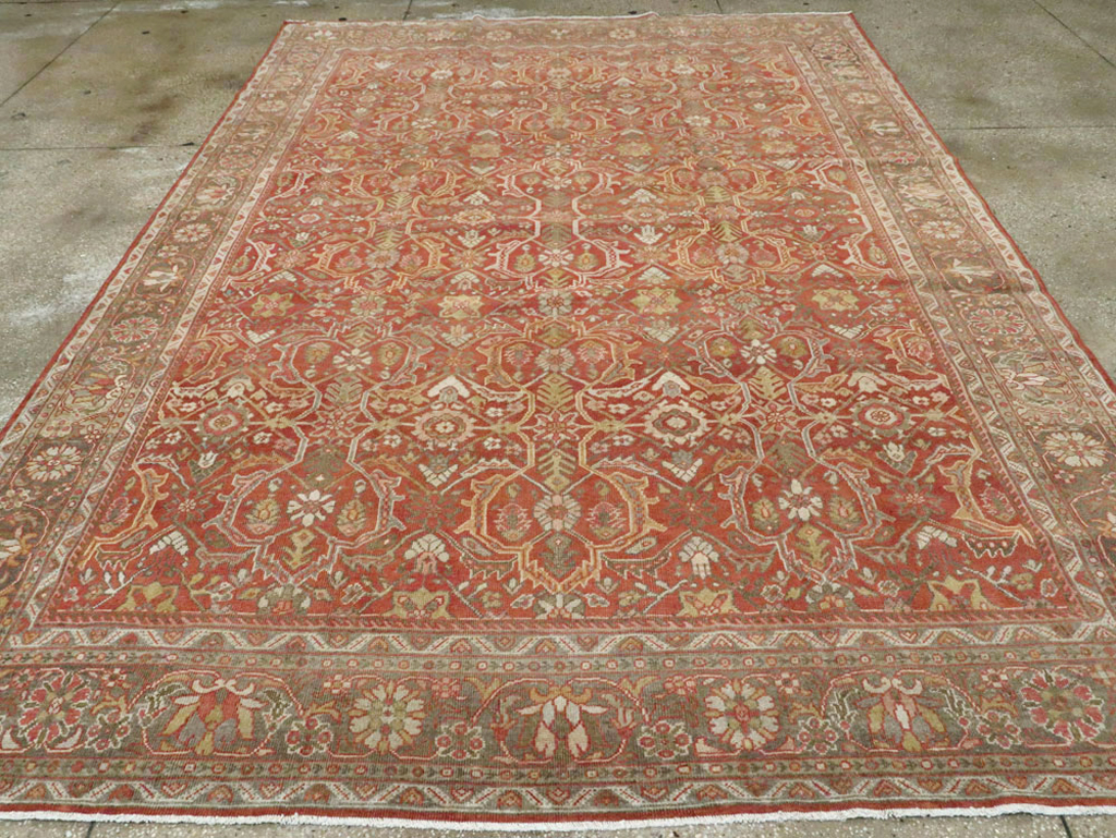 Antique Persian Mahal Carpet, No.24962 - Gsblank